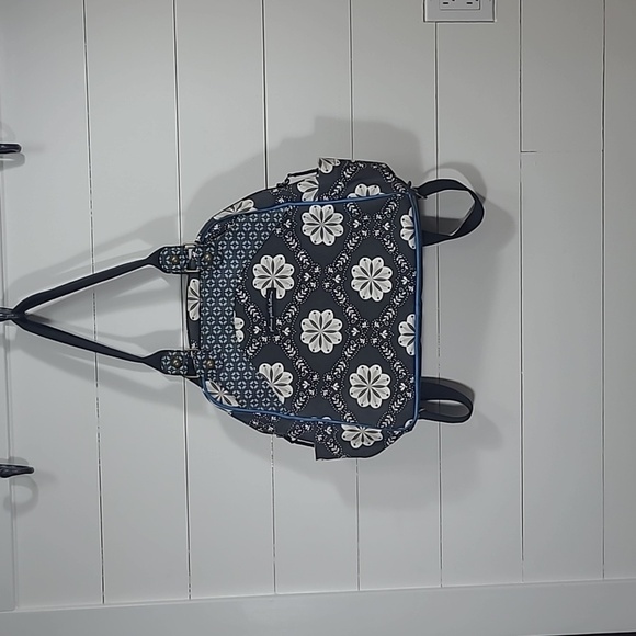 EUC Petunia Pickle Bottom It's A Small World Backpack Medium Tote Women's Bag - Picture 2 of 14